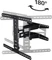 Hama TV-Wandhalterung Fullmotion 5 Sterne XL, bis 65" schwarz Vorschaubild