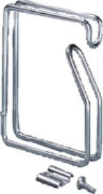 Rittal 19" Kabelführungsbügel, edelstahl, 10 Stück