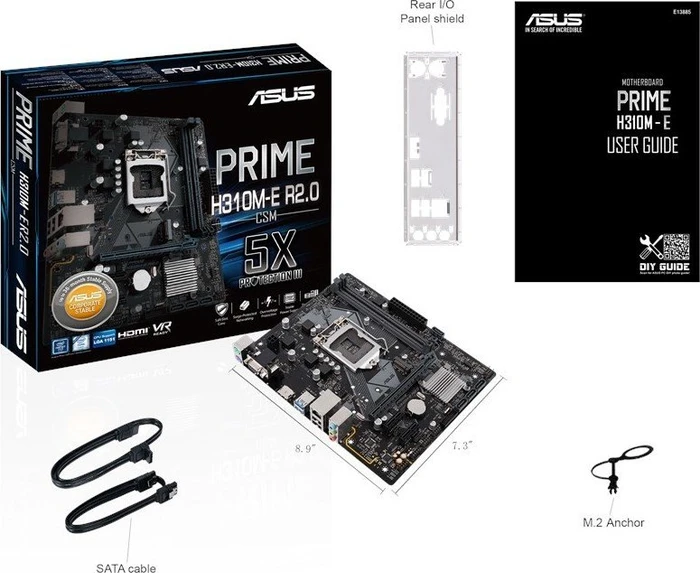 ASUS Prime H310M-E R2.0/CSM (Intel 1151 v2)