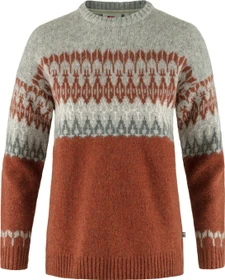 Fjällräven Övik Path Strickpullover autumn leaf/grey (Damen)