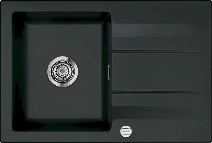 systemceram Genea 75 Einbau Becken reversibel nigra