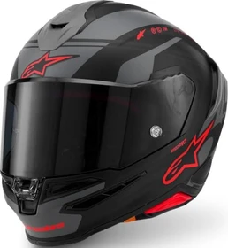 Alpinestars S-R7 A-Core matt schwarz/rot/grau