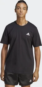 adidas Essentials Single Jersey Embroidered Small Logo T-Shirt kurzarm schwarz (Herren)