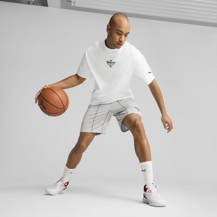 Puma Melo Alwayz On 1 Basketball T-Shirt kurzarm puma white (Herren)