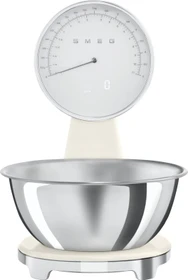 Smeg KSF01CRWW 50's Style analoge/digitale Küchenwaage creme