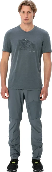 Vaude Tekoa III Funktionsshirt kurzarm heron (Herren)