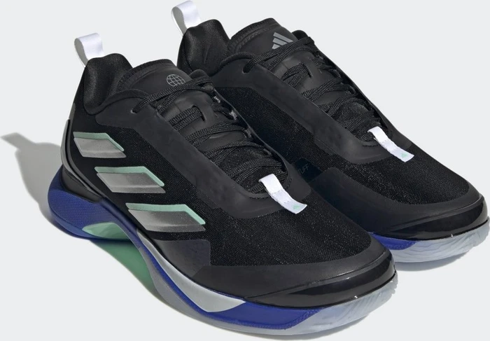 adidas AVACOURT core black/silver metallic/lucid blue (Damen)