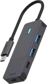 Rapoo UCH-4003 USB-A-&-USB-C-Hub, 1x USB-C 3.0 [Stecker] (11418 / 00217697)