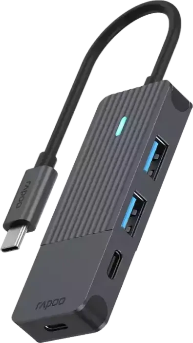 Rapoo UCH-4003 USB-A-&-USB-C-Hub, 1x USB-C 3.0 [Stecker]