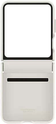 Samsung Flap Eco-Leather Case für Galaxy Z Flip 5 Cream