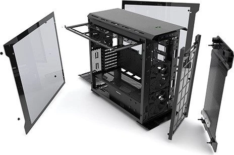 Phanteks Enthoo Evolv ATX Tempered Glass schwarz, Glasfenster