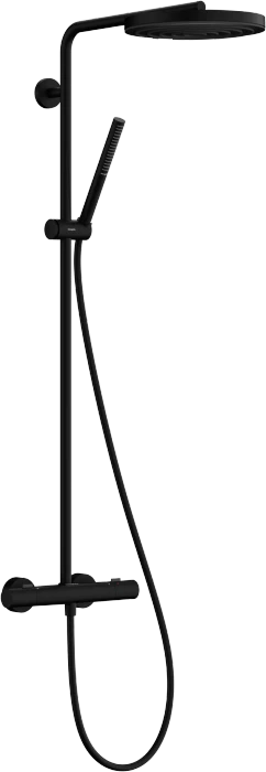 Hansgrohe Pulsify S Puro Showerpipe 260 1jet mit Ecostat Fine mattschwarz
