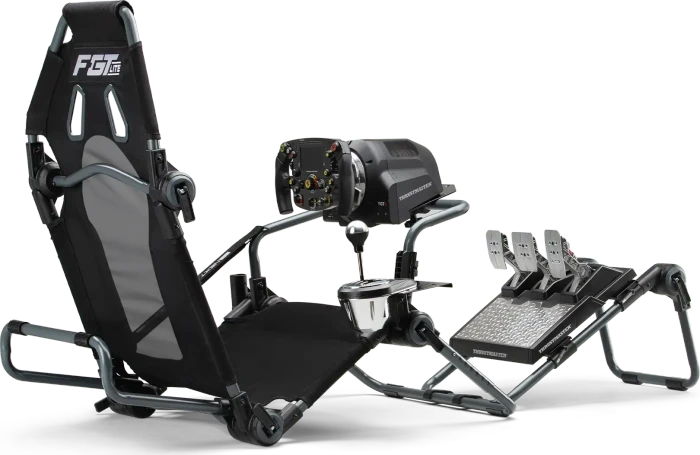 Next Level Racing F-GT Lite Cockpit Carbon Grey Edition, faltbares Simulator Cockpit