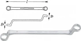 Hazet 630N-18X19 Doppelringschlüssel, 18/19x265mm