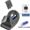 Act Wireless Ergonomic Mouse, schwarz/silber, USB-C/USB-A/Bluetooth Vorschaubild