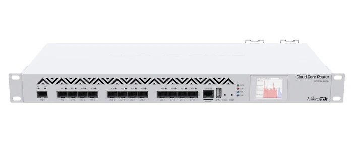 MikroTik RouterBOARD Rackmount Router, 12x SFP, 1x SFP+