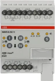 ABB SAH/S8.16.7.1 Schalt-/Jalousieaktor 8-fach, 230V, 16A, 4TE REG, Schaltaktor (2CDG110250R0011)