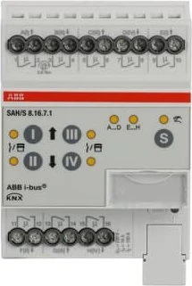 ABB SAH/S8.16.7.1 Schalt-/Jalousieaktor 8-fach, 230V, 16A, 4TE REG, Schaltaktor