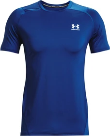 Under Armour HeatGear Armour Funktionsshirt kurzarm midnight tech blue/white (Herren)