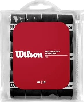 Wilson Pro Overgrip Sensation Griffband schwarz, 12 Stück
