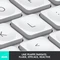 Logitech MX Keys Mini, LEDs weiß, Logi Bolt, Pale Gray, weiß/grau, USB/Bluetooth, FR Vorschaubild