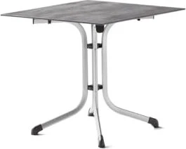 Sieger Boulevard Polytec Klapptisch 80x80cm graphit/beton hell