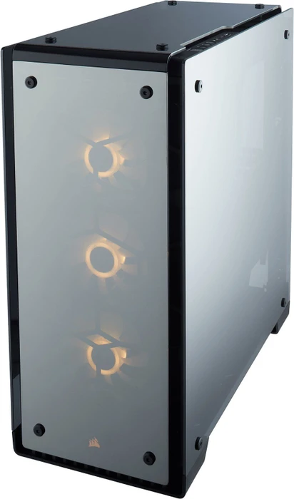 Corsair Crystal Series 570X RGB Mirror Black, schwarz, Glasfenster