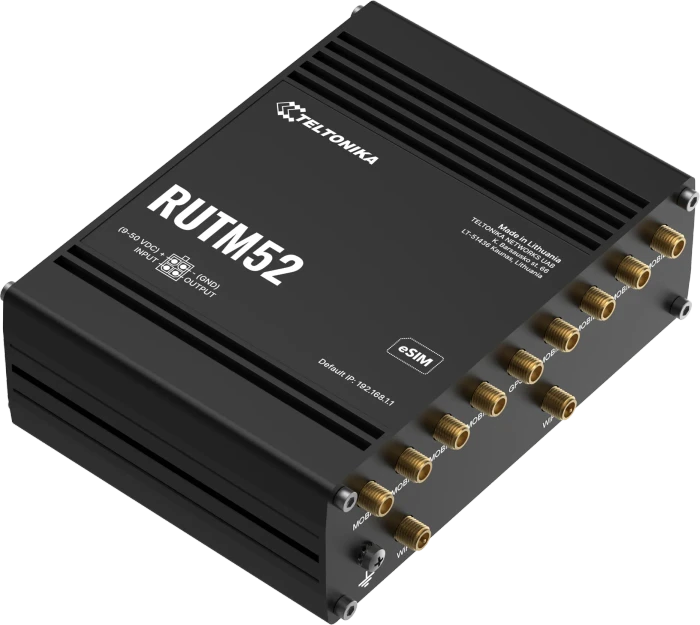 Teltonika RUTM52, Router, eSIM, 5G