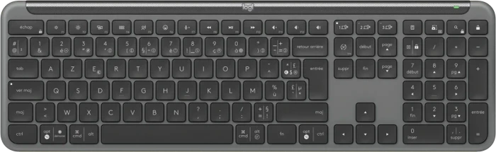 Logitech MK950 Signature Slim Combo for Business Graphite, Logi Bolt, USB/Bluetooth, FR