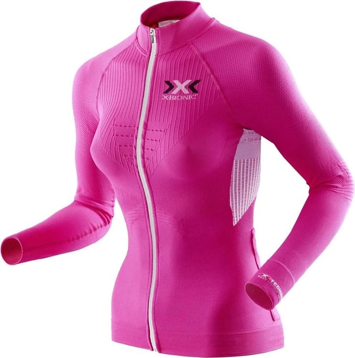 X-Bionic The Trick FZ Trikot langarm pink/white (Damen)