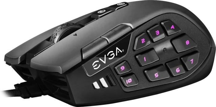 EVGA X15 MMO Gaming Maus schwarz, USB