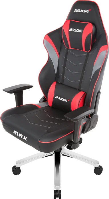 AKRacing Master Max Gamingstuhl, schwarz/grau/rot