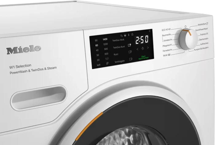 Miele W1 Selection WSJ883WCS PowerWash & TwinDos & Steam Frontlader lotosweiß