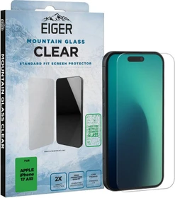 Eiger Mountain Glass Clear Screen Protector GRS für Apple iPhone Air