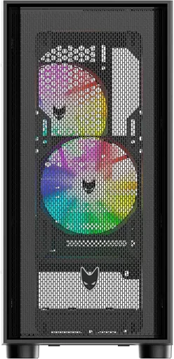 Oversteel Aeris RGB, schwarz, Glasfenster