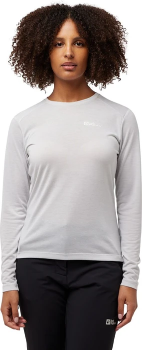 Jack Wolfskin Vonnan Funktionsshirt langarm cool grey (Damen)
