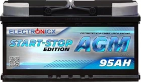 Electronicx AGM Batterie 95AH Start-Stop