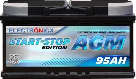 Electronicx AGM Batterie 95AH Start-Stop