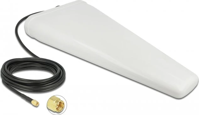DeLOCK Multi Band, LTE, WLAN Outdoor-Antenne, 2.1GHz/900MHz, 9-11dBi, SMA, direktional, weiß