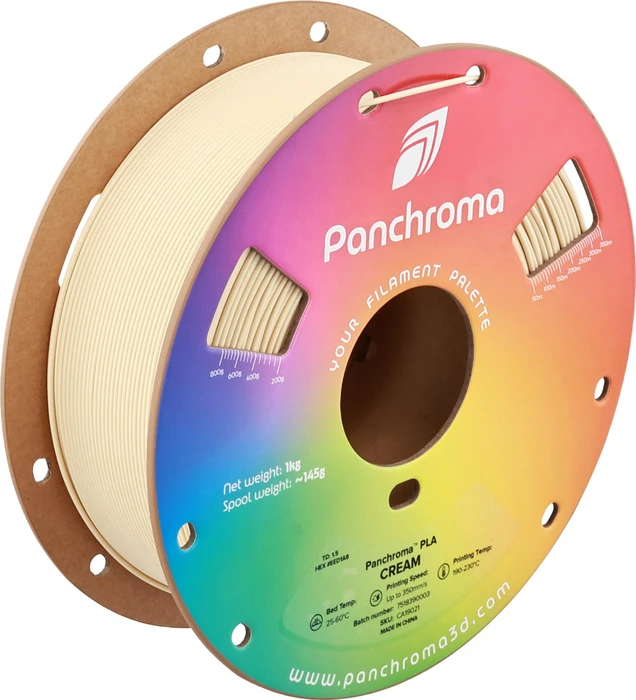 Polymaker Panchroma PLA, Cream, Spule, 1.75mm, 1.00kg