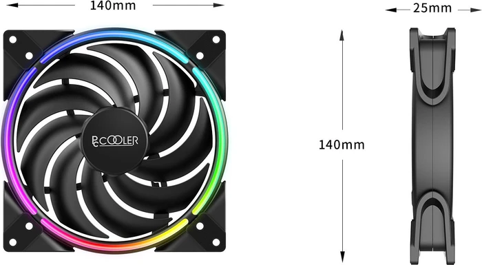 PCCooler Corona Max FRGB, 140mm