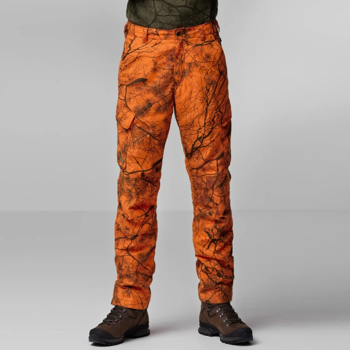 Fjällräven Brenner Pro Winter Hose lang orange multi camo (Herren)