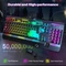 TeckNet RGB Gaming Keyboard, schwarz, LEDs RGB, USB, UK Vorschaubild