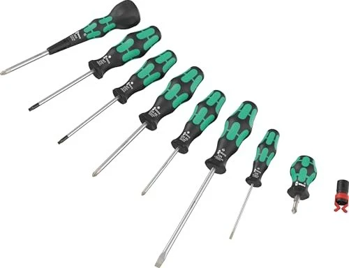 Wera 9527 Ball-Grip Set 2 Schraubendrehersatz, 9-tlg.
