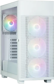 Zalman S5 Neo White, weiß, Glasfenster