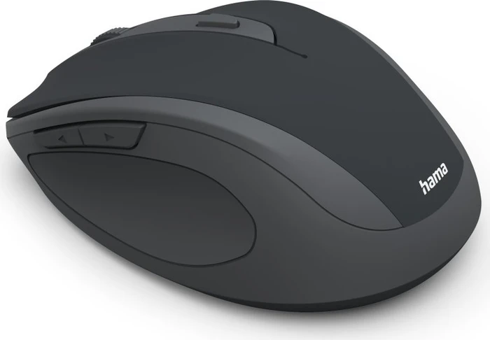 Hama WM-400 Silent Wireless 6-Button Mouse schwarz/grau, USB