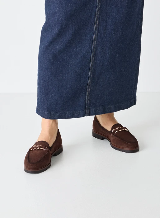 Tamaris Lederslipper braun (Damen)