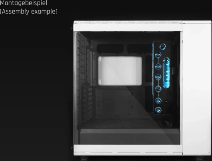 Alphacool Apex Distro Plate North XL D5/DDC schwarz, Verteilerplatte
