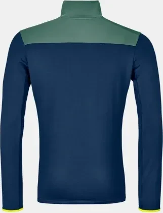 Ortovox Fleece Light Zip Neck Funktionsjacke deep ocean (Herren)