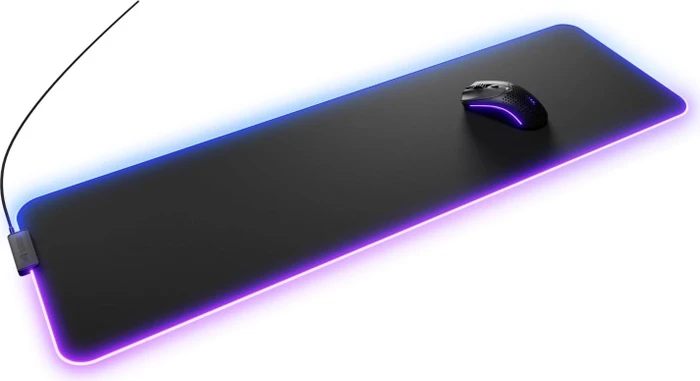 Glorious GMP 2 GLED RGB Gaming Mauspad Large Extended, 915x280mm, schwarz